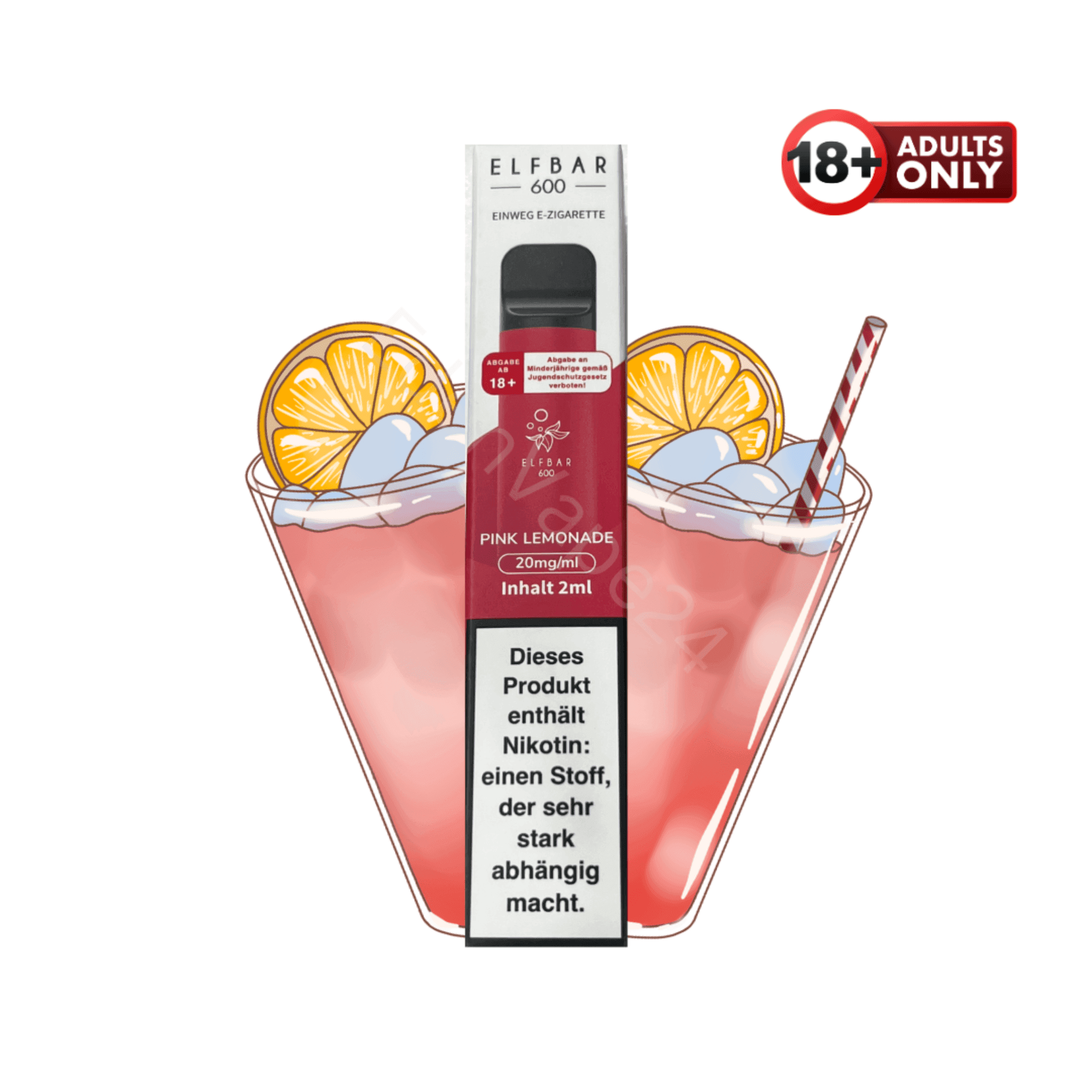 Elfbar 600 - Pink Lemonade - EdenVape24